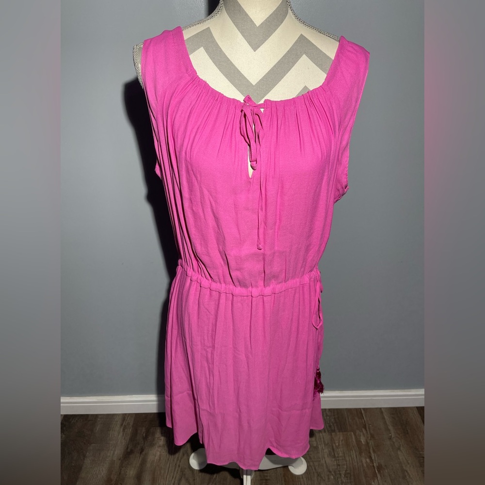 GAP Pink Midi Dress